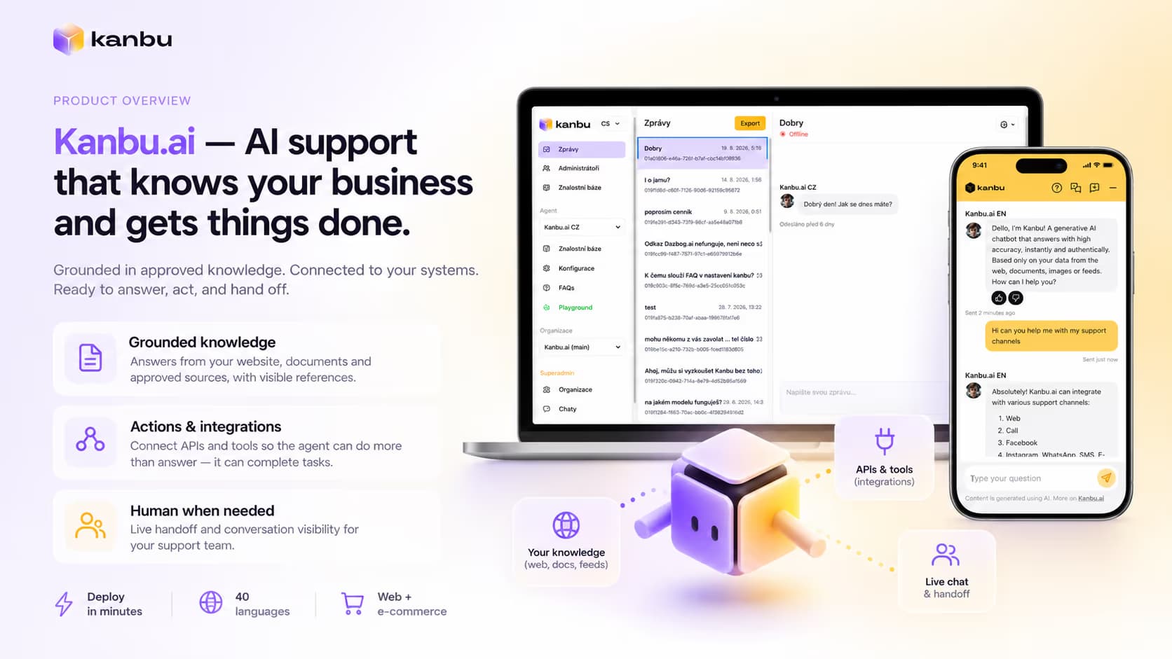 Kanbu AI agent platform