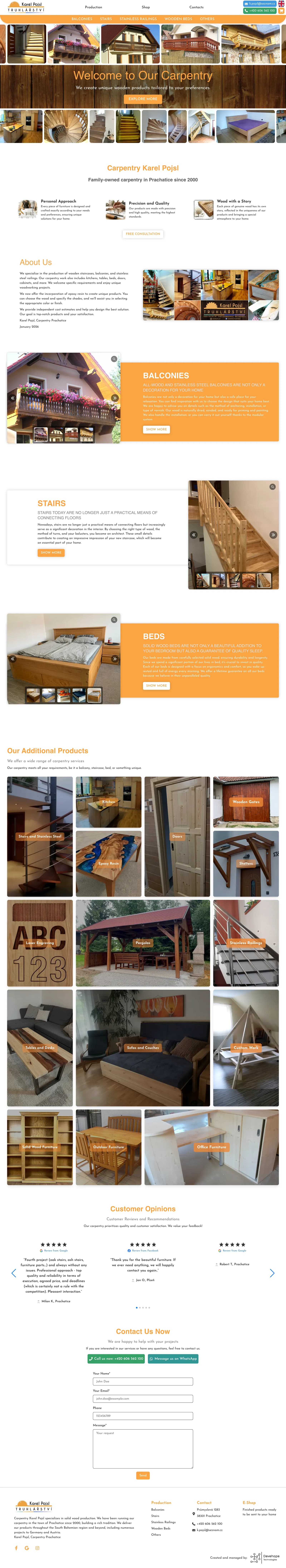 Karel Pojsl Website